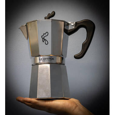 JoyJolt Italian Moka Pot 6 Cup Stovetop Espresso Maker. Aluminum Coffee  Percolator Coffee Pot With Heat Resistant Handles! Portable Espresso Maker