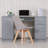Computer Desk with 3 Drawers, 1 Door and 1 Storage Shelf-718680094