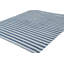 Rug & Kilim’S Contemporary Dhurrie Rug In Navy Blue And Off-White Stripes