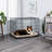 Faux Lambswool Crate Bolster Pet Bed-82536335-82536329