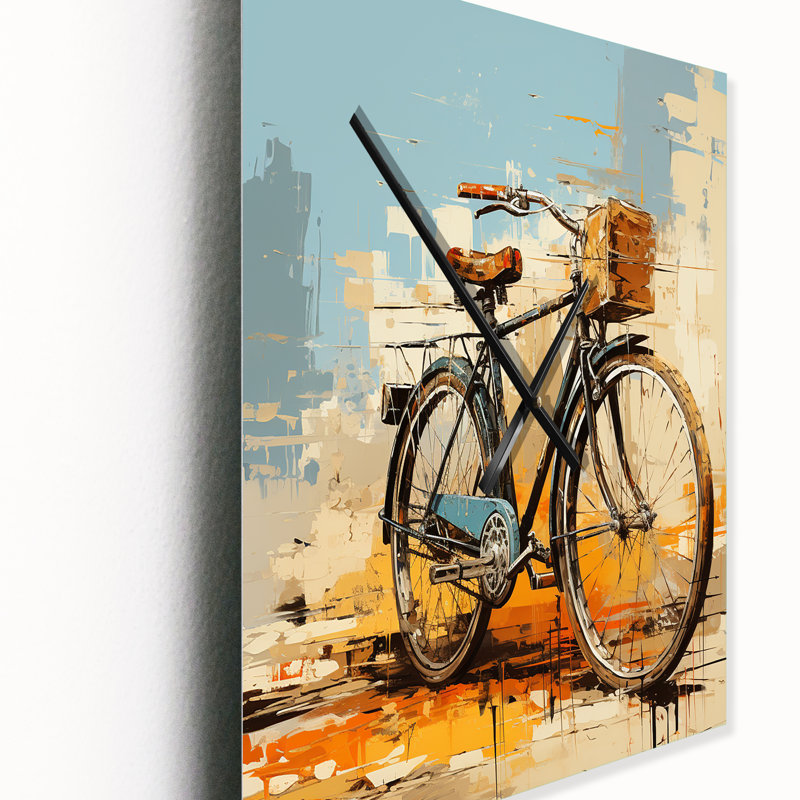 Horloge murale vélo surdimensionnée, Médium