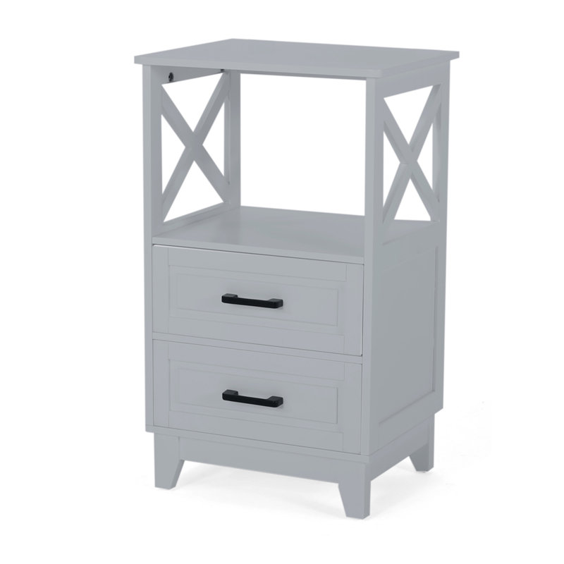 2 Drawer Cabinet, Entryway Cabinet