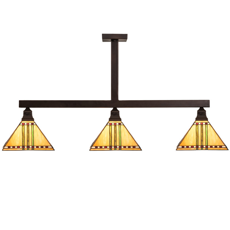 Finkel 3 - Light Pendant, 23.25" H x 48" W x 13" D, Mahogany Bronze