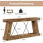 Table d'appoint à deux niveaux, table d'entrée unique, console fonctionnelle