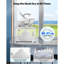 Broyeur à glace commercial 661 lb/h, machine à granita électrique 350 W avec 4 lames, 2000 tr/min, en acier inoxydable, bac à glace pilée de 11 gallons, argenté, conçu pour les restaurants familiaux et les bars.
