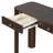 Chery 52'' Wooden Curved Console Table With 3 Concealed Drawers-1309619022