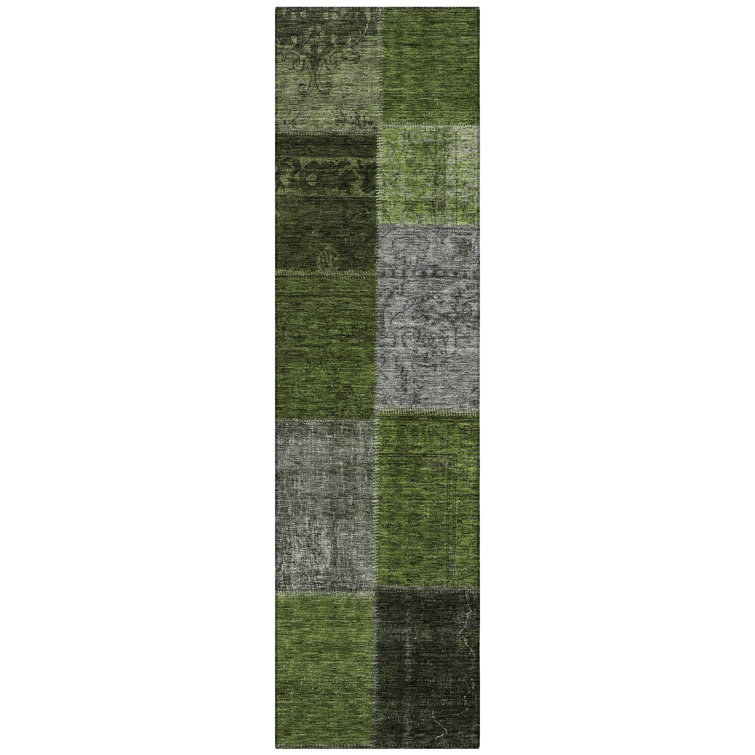 Washable Patchwork Indoor / Outdoor Rug