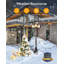 Outdoor Lamp Post Light with Outlet, Waterproof Dusk to Dawn Lamp Posts Outdoor Lighting 3-Head