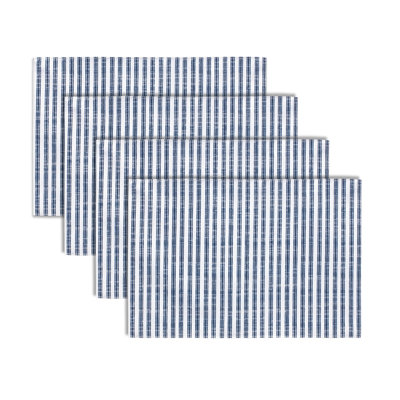 Heimo Polyester Striped Rectangle Placemat