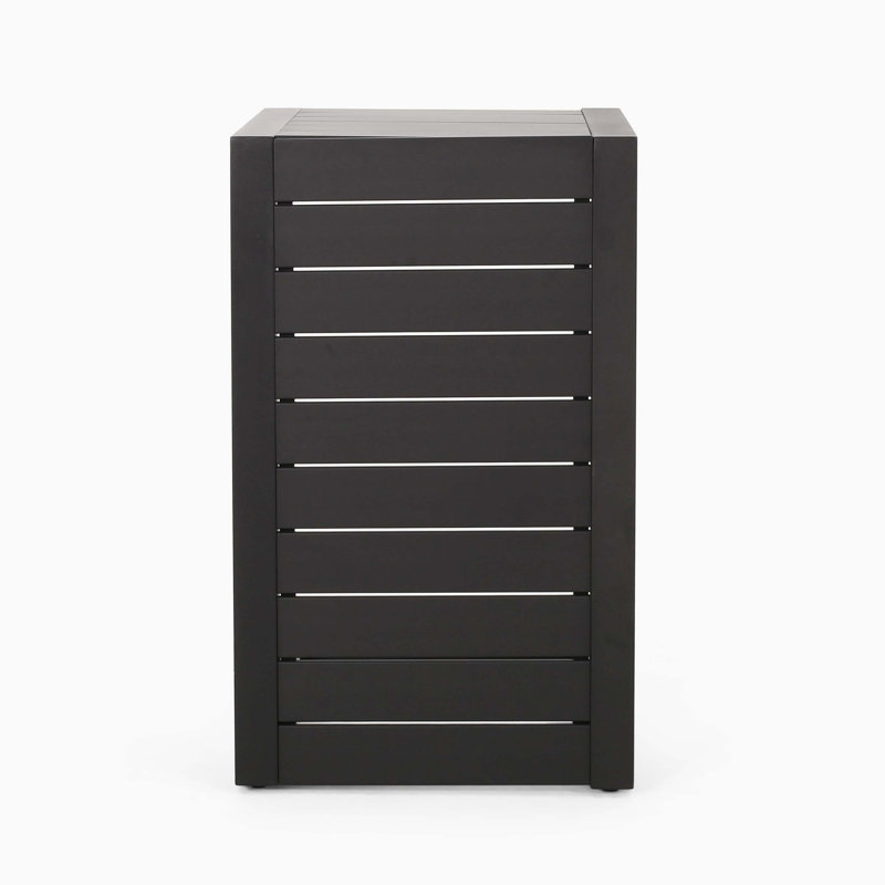 TABLE CAPE CORU ALU EN FORME DE C NOIR