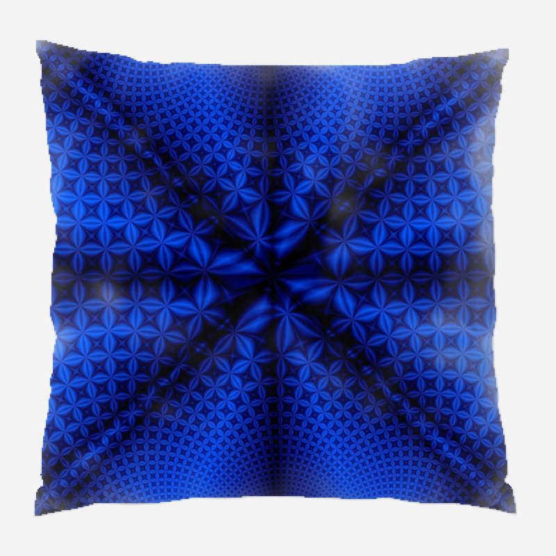 Coussin décoratif arrière-plan, Bleu