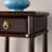 Solid wood frame drawer round foot landing