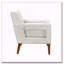 Fauteuil d'appoint, fauteuil club Chenille-1122468120
