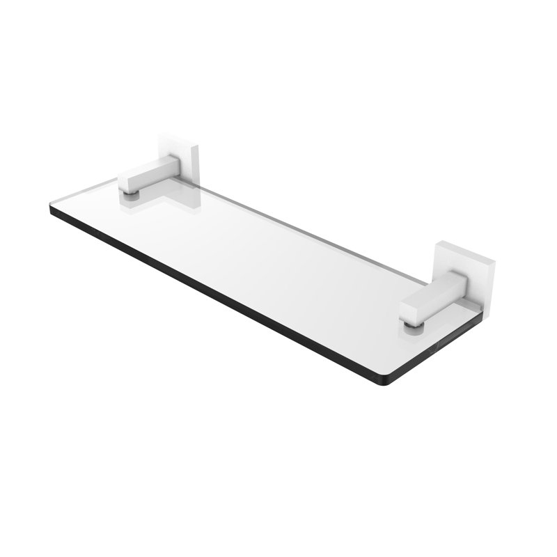Haranu Bracket Shelf, Polished Brass, 22 Inch