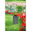 Jardinière en ciment 9,4 x 9,4 x 18,1 po-129514730