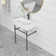 Kichae 16.5'' Ceramic Rectangular Bathroom Sink with Overflow