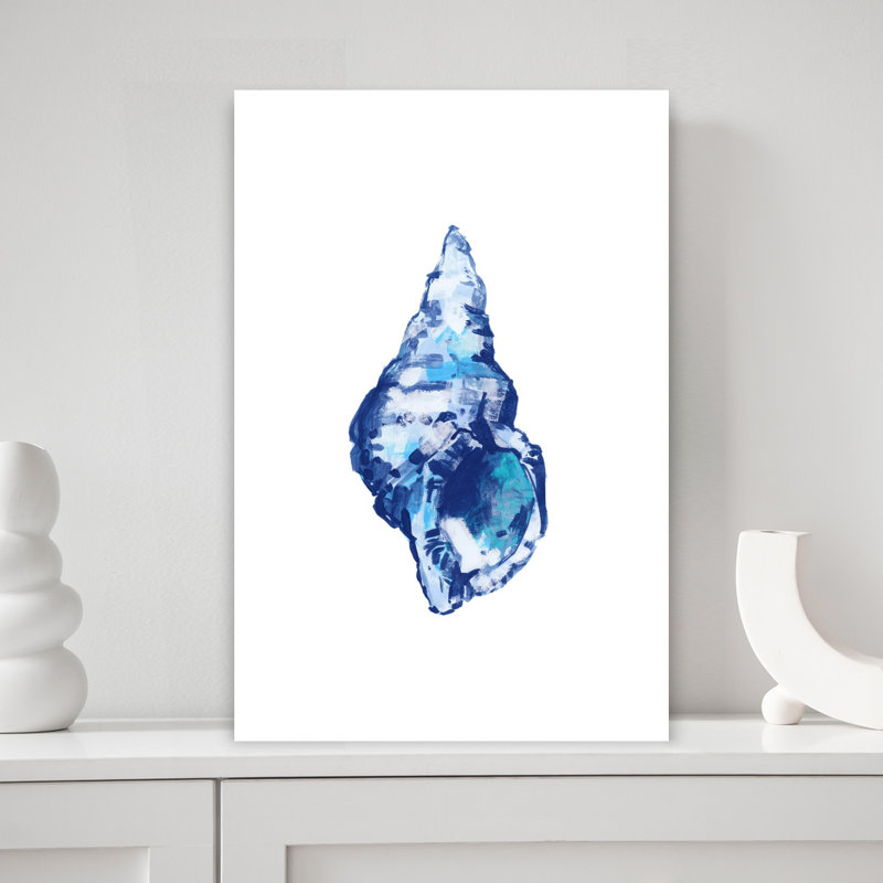 Art contemporain, art abstrait poisson côtier, H 18 po x l 12 po