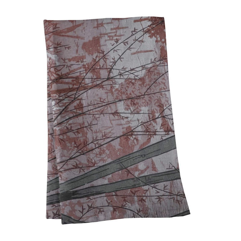 Tea Towel Kitchen Towel, Poly Twill, Red