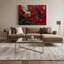 Art mural sur toile rouge-264922390