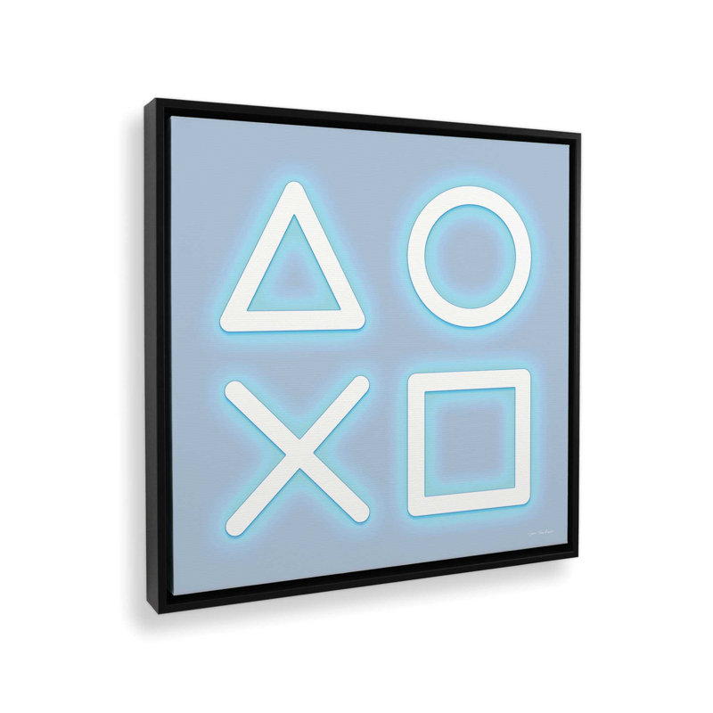 «Guardian of the Console» par Seven Trees Design, reproduction d'art, L 20 po x H 20 po, Noir, Toile avec cadre