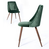 Benbrook Upholstered Kitchen Dining Side Chairs with Metal Legs for Living, Bedroom, Restaurant