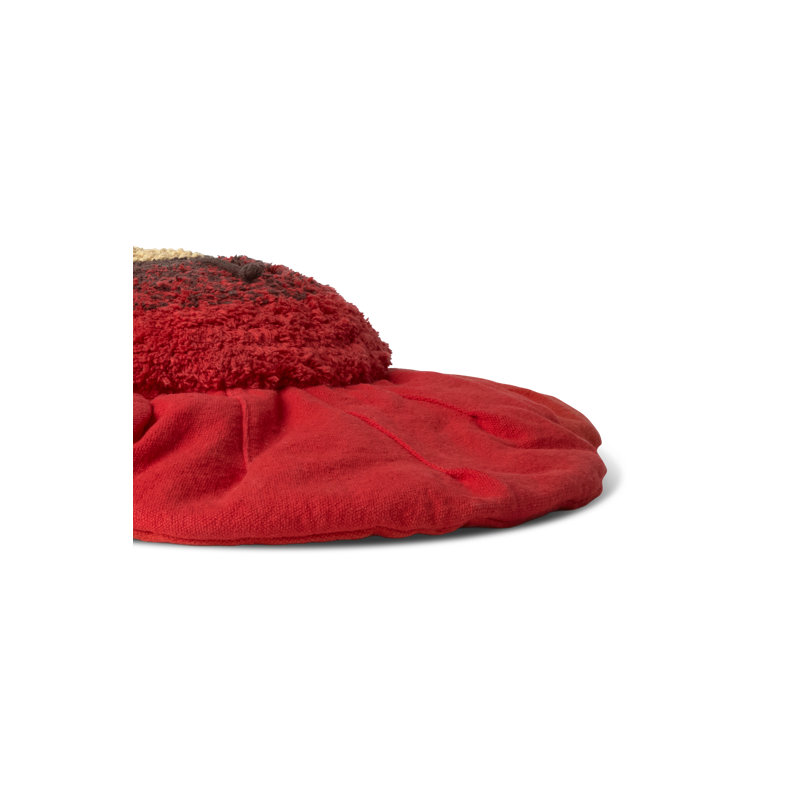 Floor Cushion Red Poppy