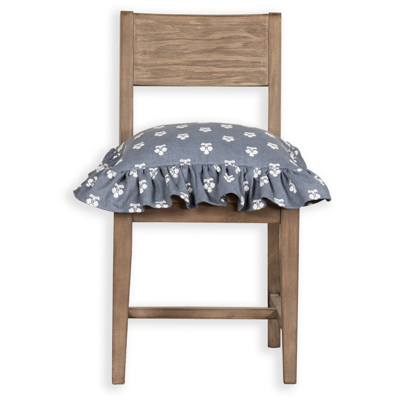 Coussin de chaise Winona, Denim