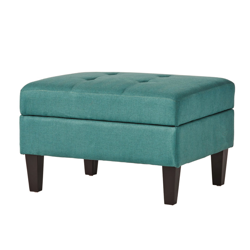 STORAGE OTTOMAN, Teal