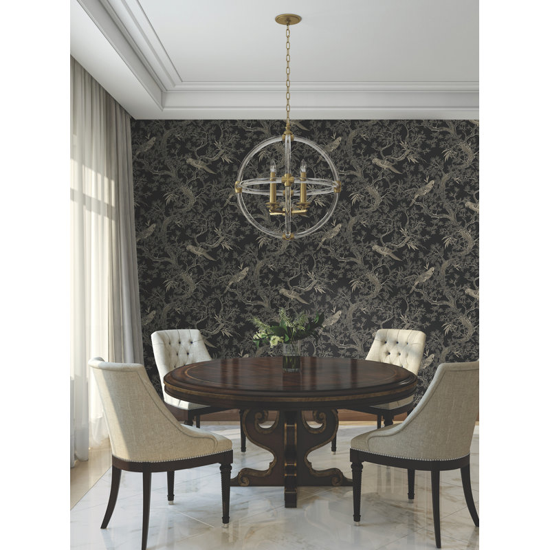 Papier peint Regal Ridge, Noir