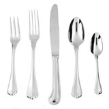 San Marco 5 Piece 18/10 Stainless Steel Flatware Set, Service for 1