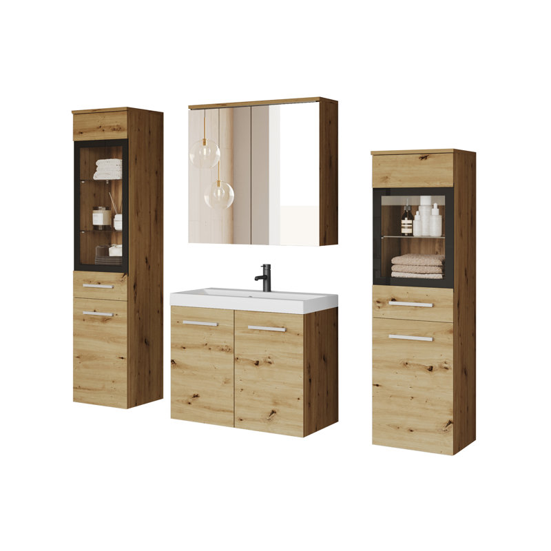 Sumiye Bathroom Suite, Natural