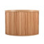 Table basse relevable avec compartiment de rangement caché, table de salon ovale moderne-129599547