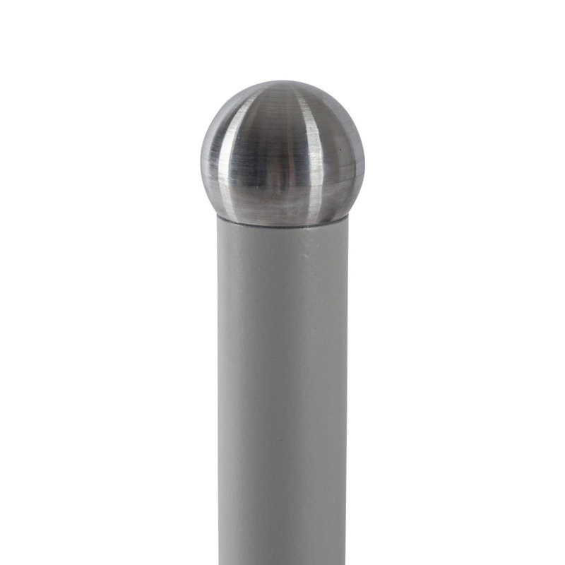 Harbour Housewares - Metal Kitchen Roll Holder, Grey