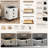Kaylena 3 - Drawer Nightstand with Fingerprint Lock and LED Lights and Music Player-1265791739