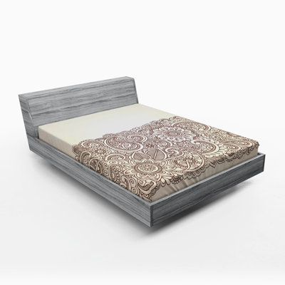 Microfiber Paisley Fitted Sheet