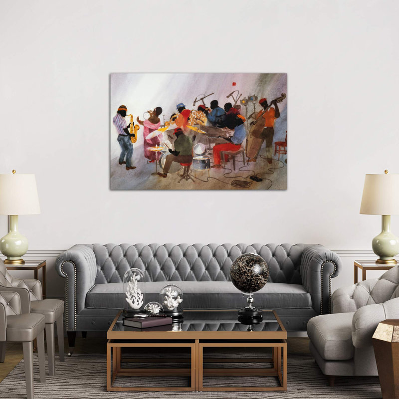 Wild Women Don't Have The Blues by Jim Tanaka - Wrapped Canvas Painting, 101.6 cm H x 66.04 cm W x 1.91 cm D