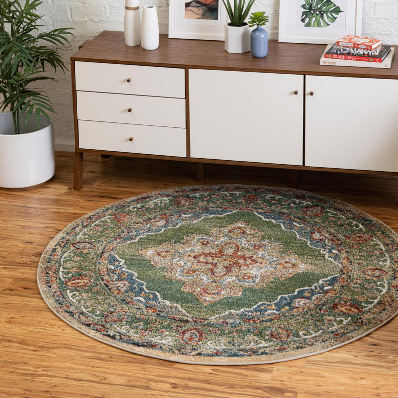 Alresford Oriental Indoor Rug, Round 3'3"