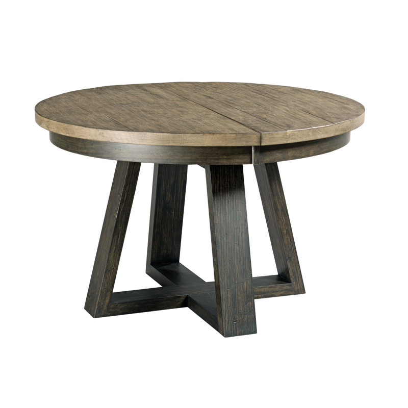 Caliya Pine Round Solid Wood Dining Table