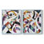 Série ABSTRACT LXIV - reproduction encadrée de qualité supérieure - prête à être accrochée - aucun clou requis - aucun clou requis-40033249-40033252