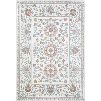 Rectangle Floral Area Rug