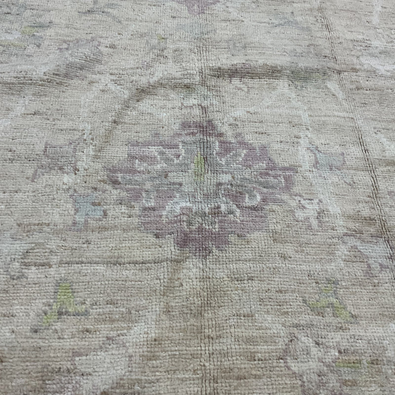 Hand Knotted Wool Geometric Rug