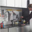 Nova Series Wood Base Door Wall Mounted Garage Cabinet in Metallic Gray