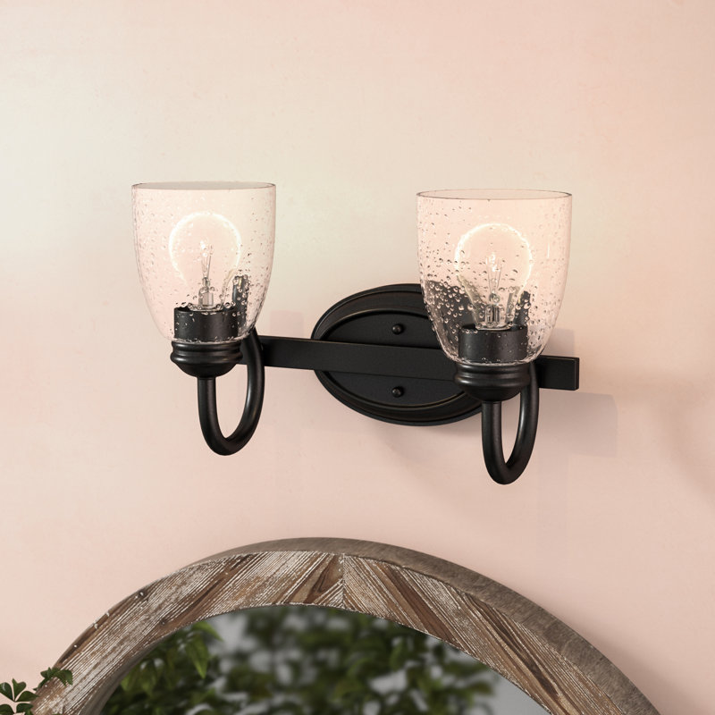 Leitner Dimmable Vanity Light, Matte Black, 2