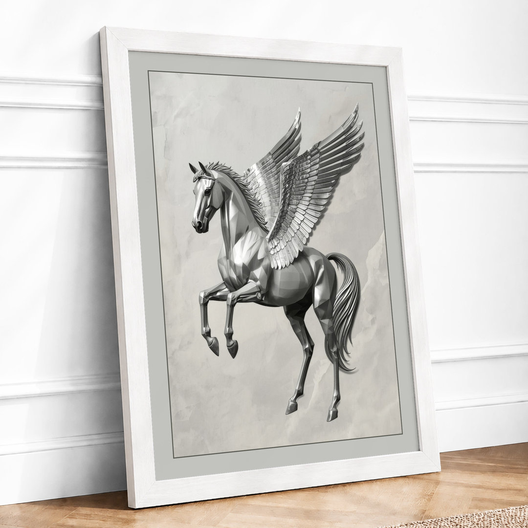 Pegasus Classical Framed Art Print