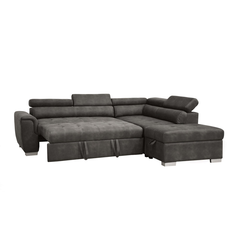 Upholstered U-Shaped Sectional with Ottoman Right Hand Facing