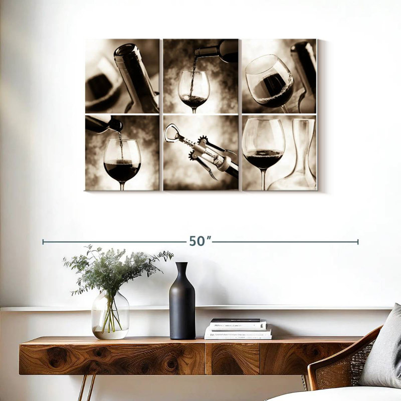 Yarlin Uncorking The Wine, 24" H x 38" W