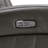  Benji 87.4'' Wide Gray Genuine Leather Power Wall Reclining Sofa with USB Ports-114572806