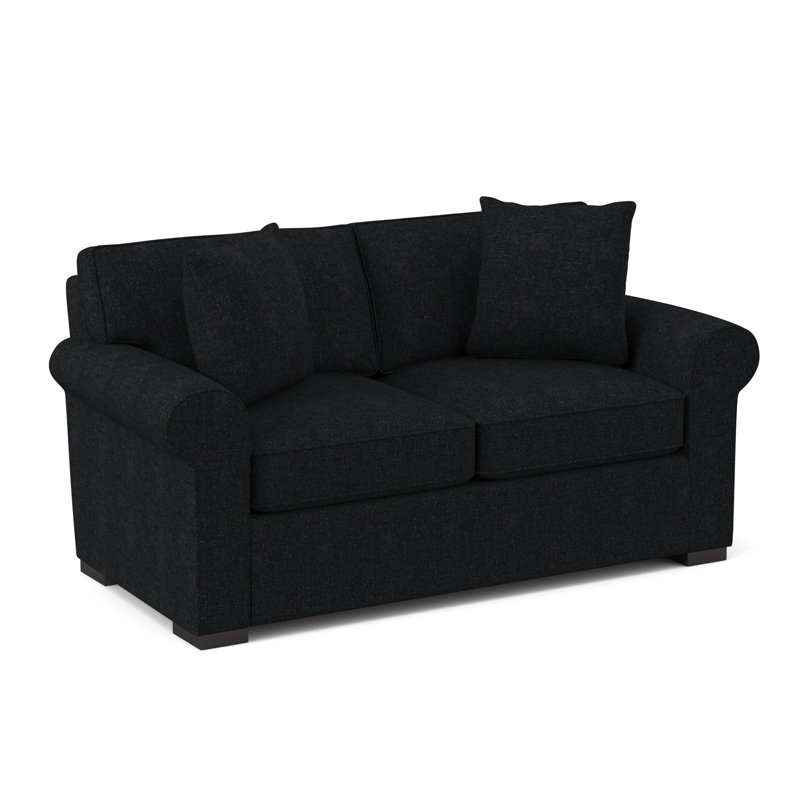 Eva-Grace Upholstered 66'' Loveseat, Vibe Nocturnal Chenille