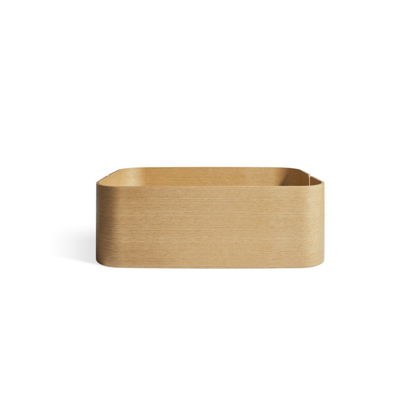 Garden Party Solid Wood Decorative Bin