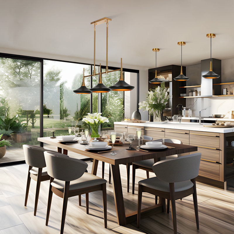Justyce 3 - Light Kitchen Island Pendant